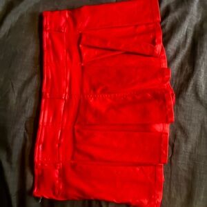 Almost Famous Red Mini Skirt